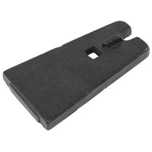 Scraper, Beaver Tail RH; Bolt On
