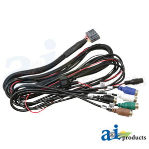 CabCAM High Definition 24 Pin Power Harness, QUAD Monitors