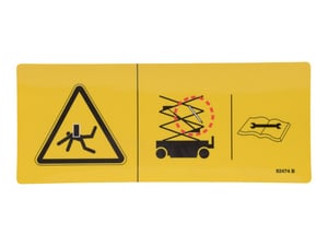 DECAL,SYMBOL-USE SAFETY ARM