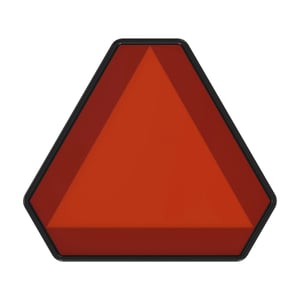 JD5929: Slow Moving Vehicle Emblem with No Premask Label