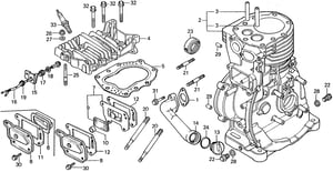 CYLINDER (CRANKSHAFT P.T.O.) (NOT AVAILABLE)