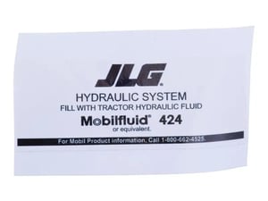 MOBIL FLUID 424 DECAL TO BE