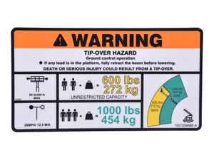 DECAL,WARNING DUAL CAP.