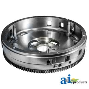 Flywheel W/ Ring Gear &amp; Pressure Plate Dowel Pins Installed