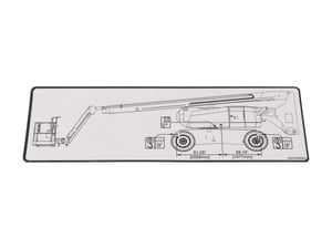 DECAL,LIFTING DIAGRAM (H800AJ)