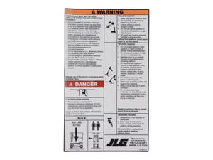 DECAL, 1230ES INSTR./WARNING