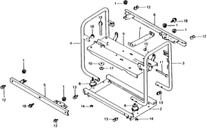 FRAME, L. SIDE (NOT AVAILABLE)