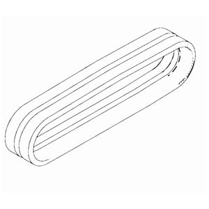 4652121: D2 Tread Pattern Rubber Track, Width 300 mm, Pitch 52.5 mm, Links 80