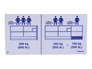 SJ-DECAL, 850 LB CAPACITY