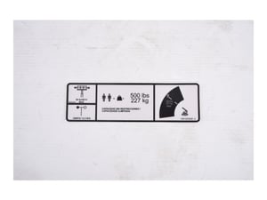 DECAL,WARN SINGLE CAP(POR,SPN)