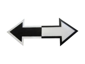 DECAL, DIRECTION ARROW