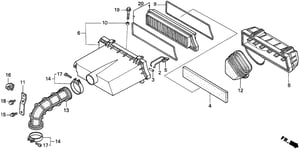 Image of 17221-PN4-000
