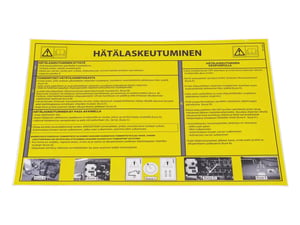 DECAL,MANUAL DECENT SUOMI