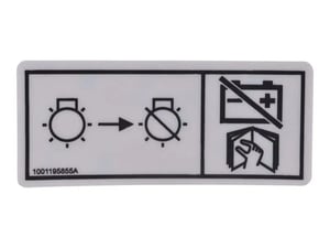 DECAL,BATTERY DISCONNECT