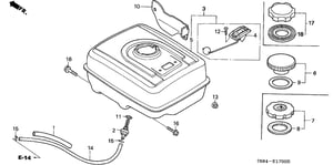 Image of 17631-ZE1-000