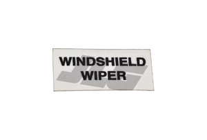 DECAL, WINDSHIELD WIPER -