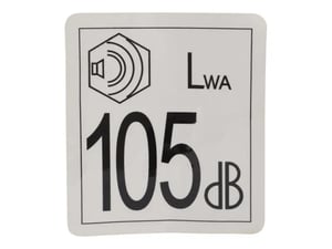 DECAL,SOUND POWER LEVEL(105DB)