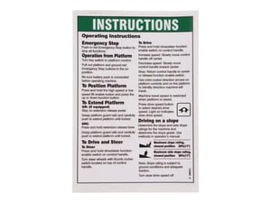 DECAL,OPERATING INST., PLAT