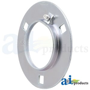 Flange Half, Bearing; Re-Lubricatable 3 Bolt W/ Zerk