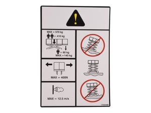 DECAL, CAPACITY (CE)