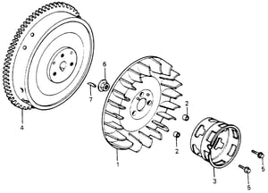 PULLEY, STARTER (NOT AVAILABLE)