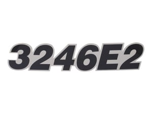 NAMEPLATE,MODEL TAG 3246E2