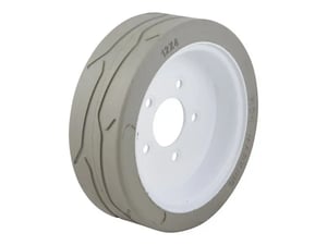 Gray, Non-marking Tire and Wheel Assembly to fit Skyjack Machines