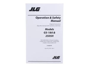 G5-18A,2505 T4I OP & SAFE MAN
