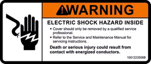 DECAL,ELECTRIC SHOCK HAZARD