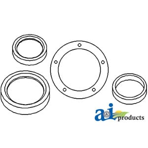 Seal Kit, Crankshaft, Front &amp; Rear