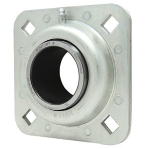 Bearing, Flanged Disc; Round Bore, Re-Lubricatable