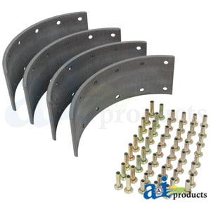 Brake Lining w/Rivets