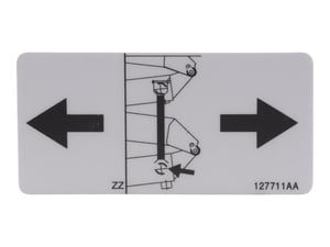 DECAL, SAFETY BAR
