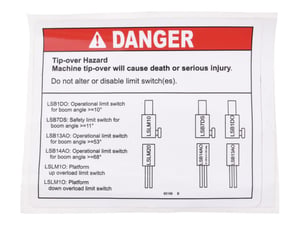 DECAL,DANGER DO NOT ALTER