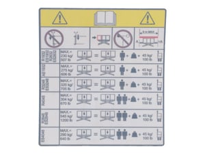 DECAL,PIPE RACK CAPACITY