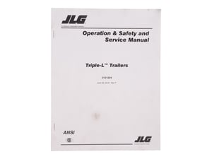 TRIPLE-L TRAILER USER'S MANUAL