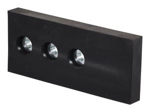 PAD,WEAR 7 X 3 X .75 W/NUTS