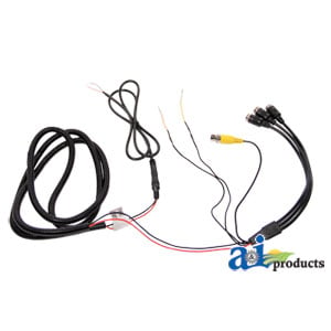 CabCAM Cable, Wired CabCAM Camera to CASE IH AFS PRO 700 &amp; New Holland Intelliview IV Monitors