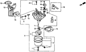 Image of 16100-ZE1-035