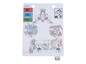 DECAL,LUBRICATION CHART