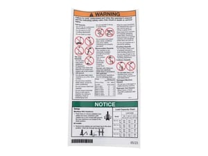 DECAL,WARNING SAFETY