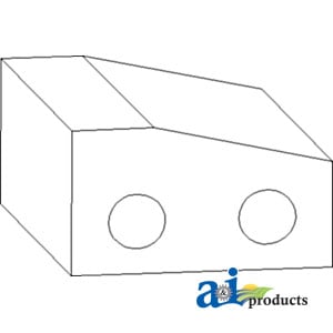 Spacer, Drawbar Rear Support