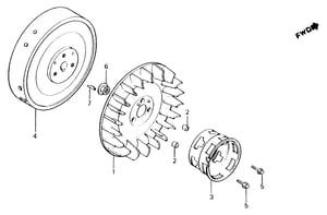 FLYWHEEL (C.D.I.) (NOT AVAILABLE)
