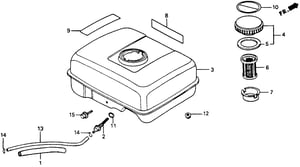 Image of 17510-ZE0-020ZA