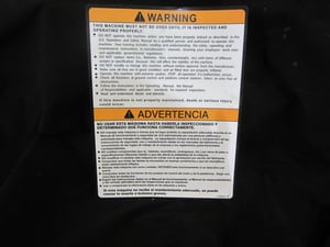DECAL,WARN INSPECTION(ENG/SPA)