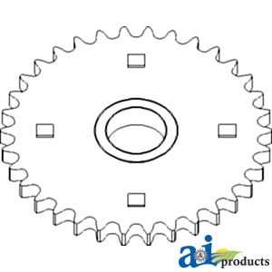 Sprocket Assy., Slip Clutch, Feeder House