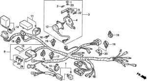 SUB-WIRE HARNESS ASSY. (NOT AVAILABLE)