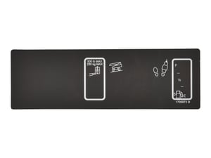 DECAL,PLATFORM DISPLAY 1250AJ