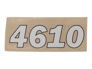 DECAL,MODEL 4610