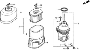 ELBOW, AIR CLEANER